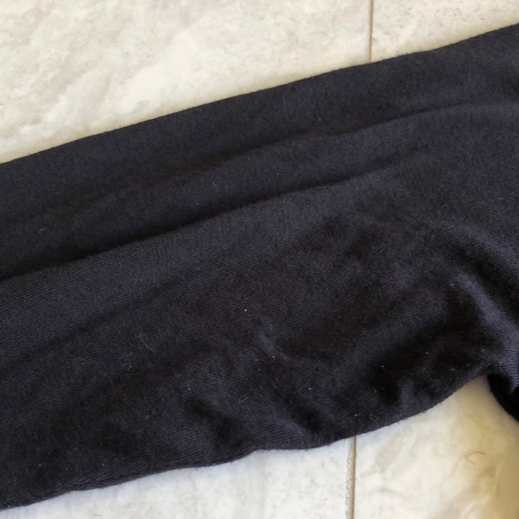 - BCBGeneration Black Pleated Ribbed Long Sleeve Dress - Picture 6 of 9